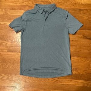 LuluLemon Men's Blue Polo Shirt